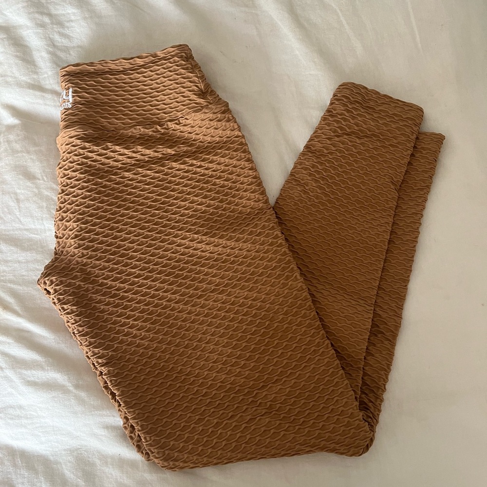Booty by Brabants Croco Skin™ Leggings Caramel